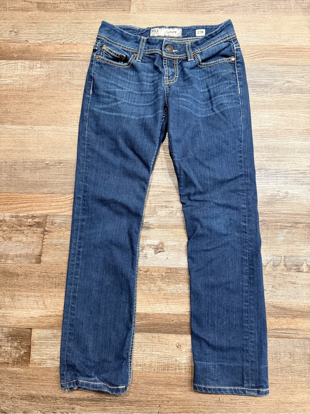 Women’s BKE Straight Leg Jeans in Dark Indigo